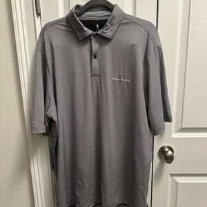 Fairway & Greene Gray Performance Polo Shirt Dormie Network